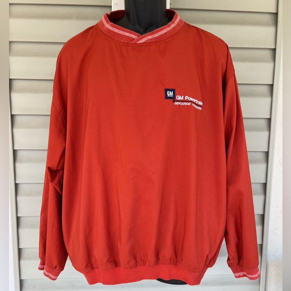 AKWA Vintage Pullover Jacket Mens Large GM POWERTRAIN Defiance Foundry USA Made